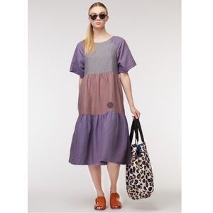 Gorman Multicolor Tiered Midi Dress